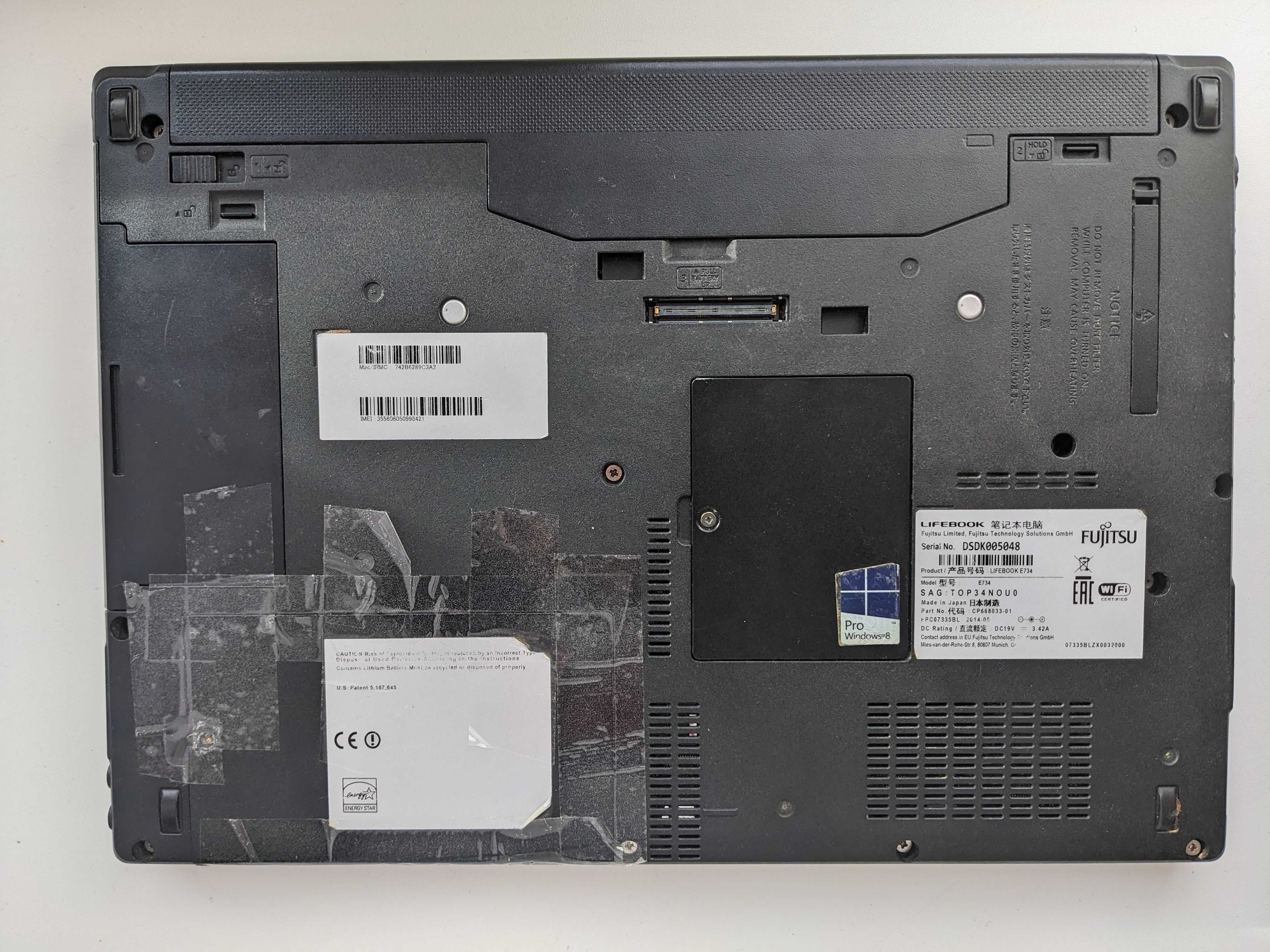 Ноутбук Fujitsu Lifebook E734