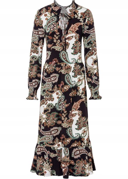 B.P.C sukienka z nadrukiem wiskoza r.36/38