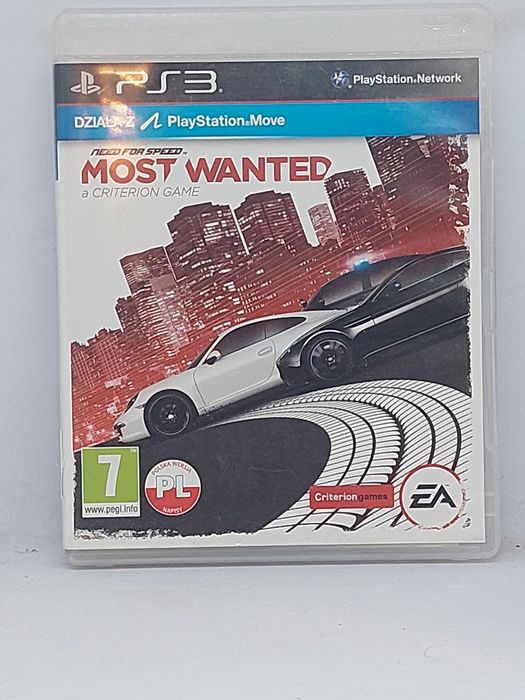 Gra Need For Speed Most Wanted PS3 Play Station 3 pudełkowa