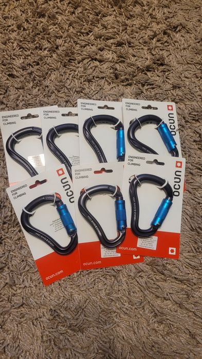 Ocun Eagle hms karabinek wspinaczkowy aluminiowy automatyczy 7szt.