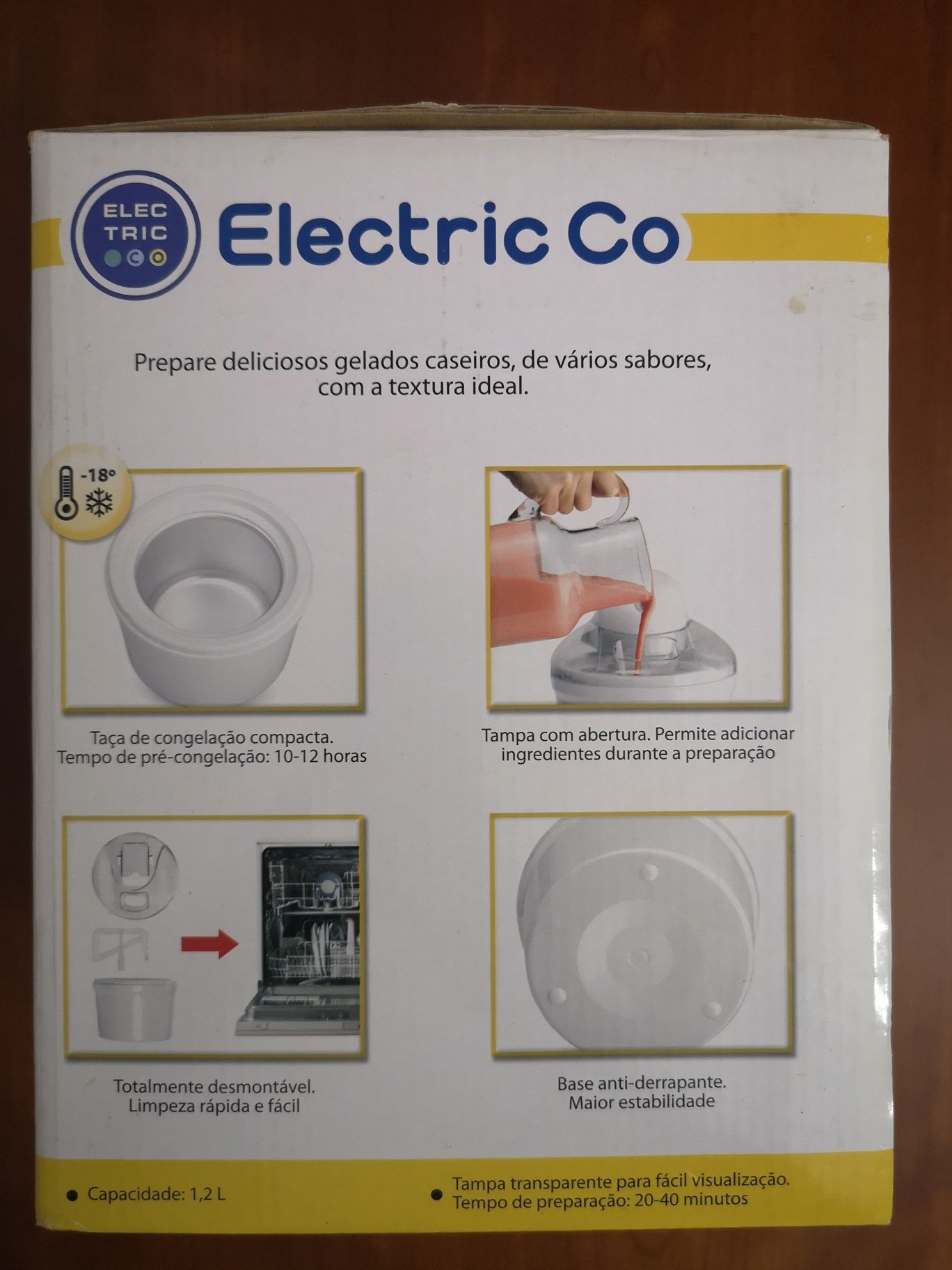 Máquina de fazer gelados caseiros Electric Co