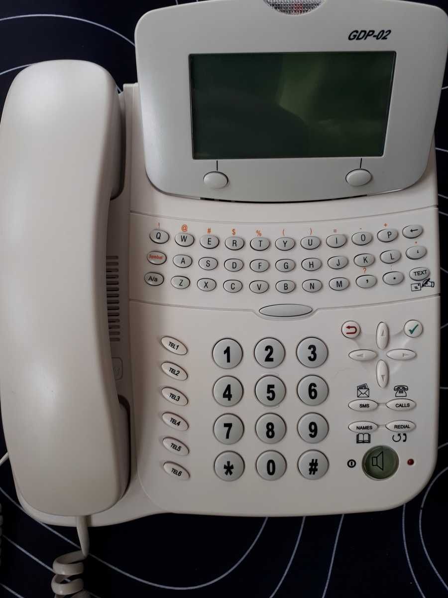 Telefon dla seniora stacjonarny komórkowy Jablotron GDP-02 NOWA bateri