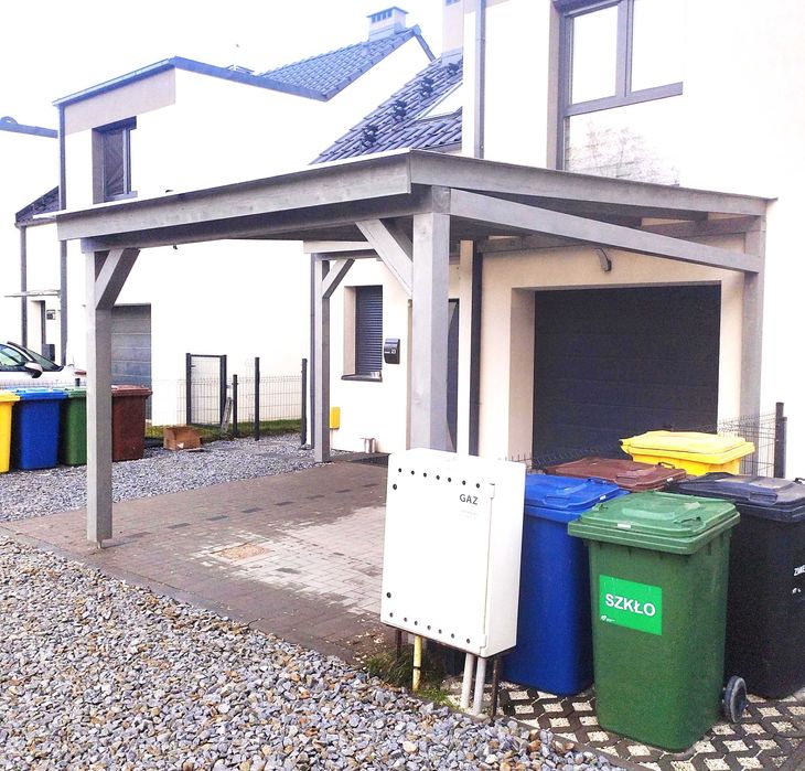 Wiaty garażowe,  Carport, zadaszenia na auto