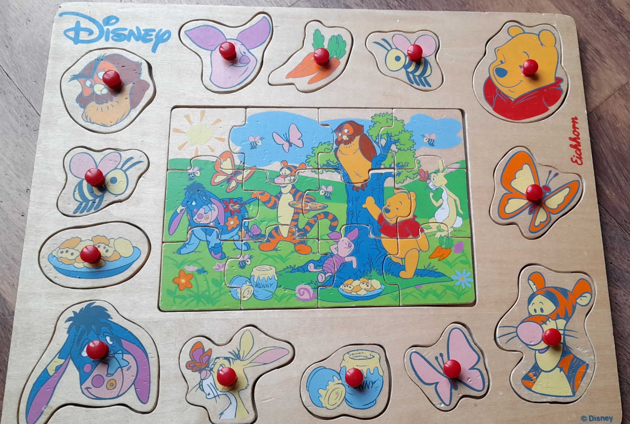 Puzzle drewniane Disney Kubuś Puchatek