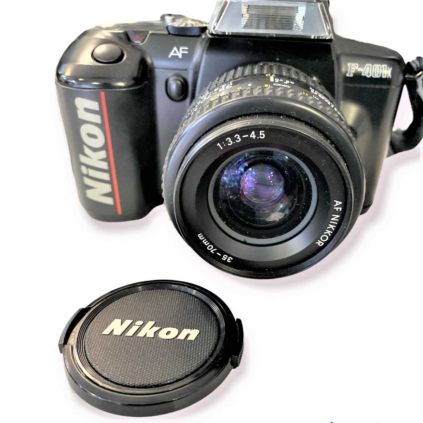 Maquina Fotografica Nikon 401 c/Objectiva e Saco Fotima