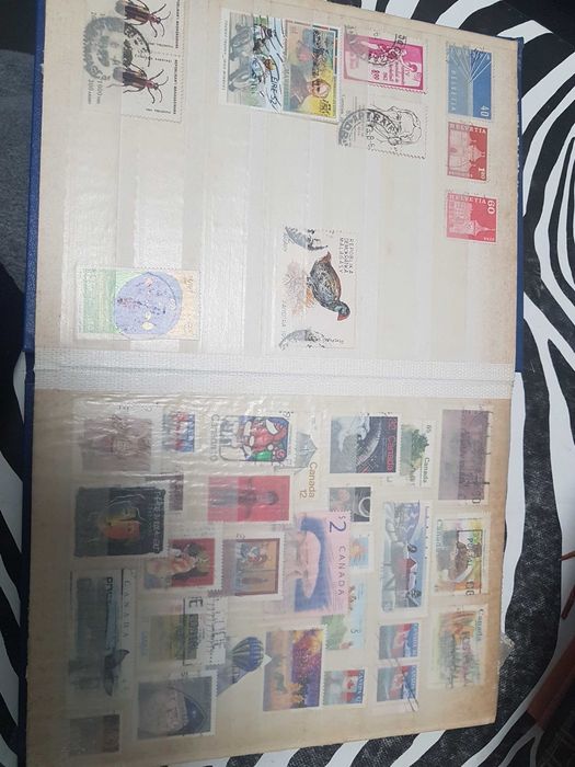 Colecção de selos antigos