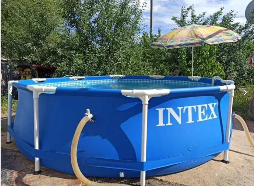 Каркасний басейн 305*76см бассейн каркасный 28200 intex