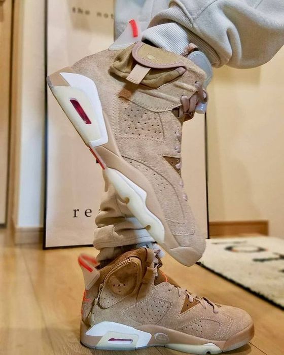 Nike Air Jordan 6 Retro Travis Scott British Khaki jak nowe!