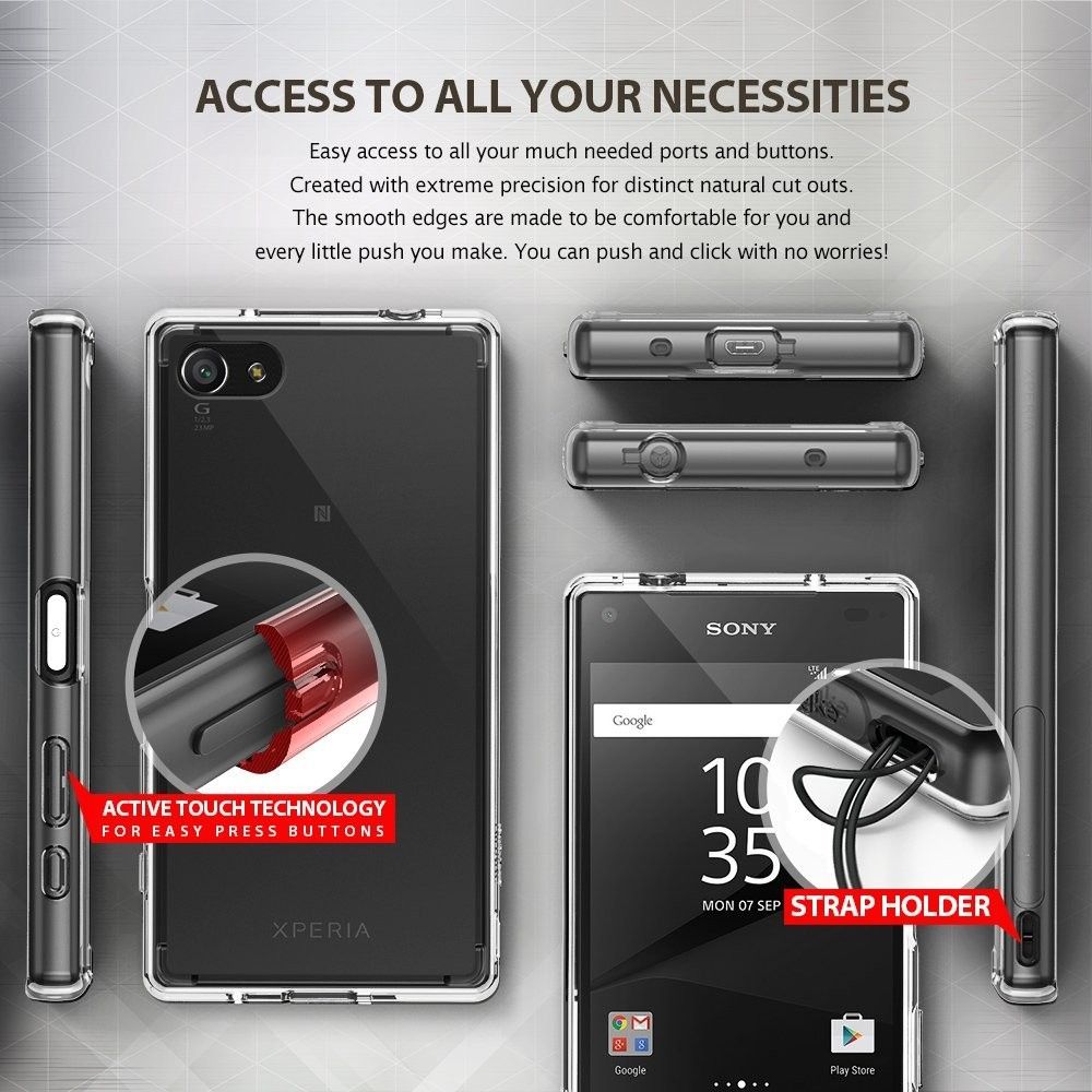 Etui Rearth Ringke Sony Xperia XA Fusion Crystal Clear