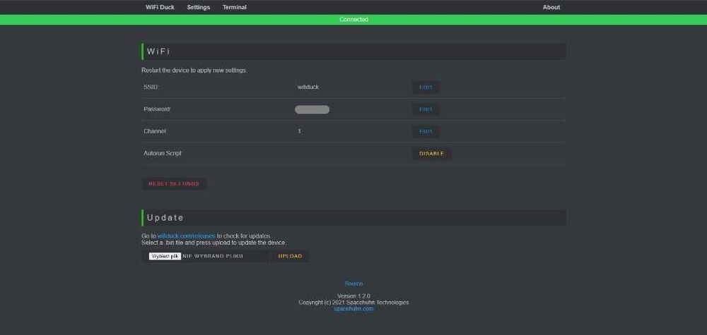 WiFi Duck PRO - bezprzewodowy BadUSB (Pentesting Tool)
