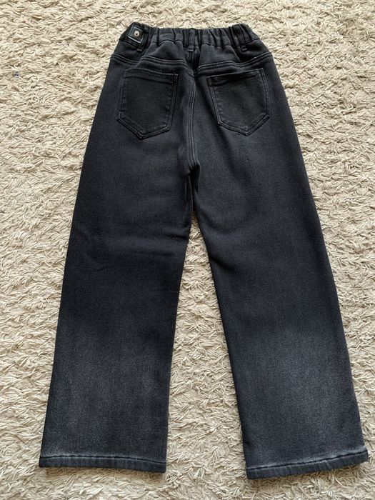 модні джинси на флісі для дівчаток