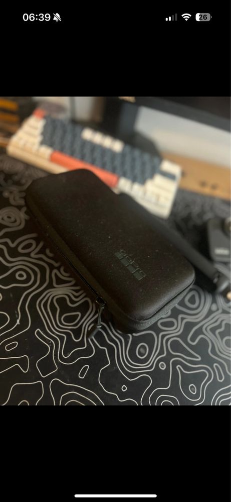 gopro max 360 com caixa e acessorios