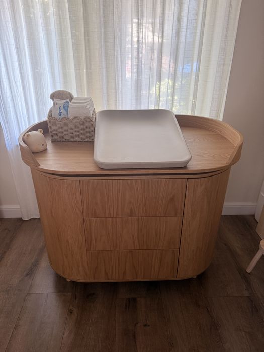 Komoda drewniana Kai Dresser + przewijak/nakładka kas kopenhagen