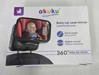 Akuku lusterko do auta wsteczne dla niemowląt duże lustro wyprawka