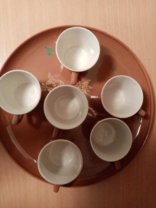 Serwis do kawy espresso z okresu PRL