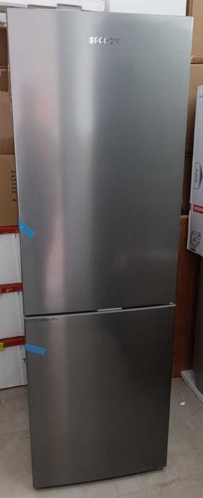 Frigorífico BECKEN BC4322IX No Frost/185cm/323L/Inox (3 anos garantia)
