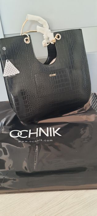 Torebka ochnik nowa czarna crocco