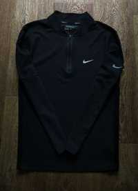 Черное мужское спортивное термо олимпийка Nike Pro combat размер M-L
