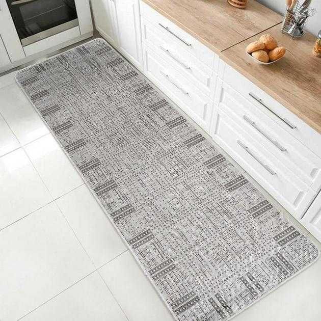 Коврик на кухню на пол безворсовый ковер для кухни на резиновой основе
