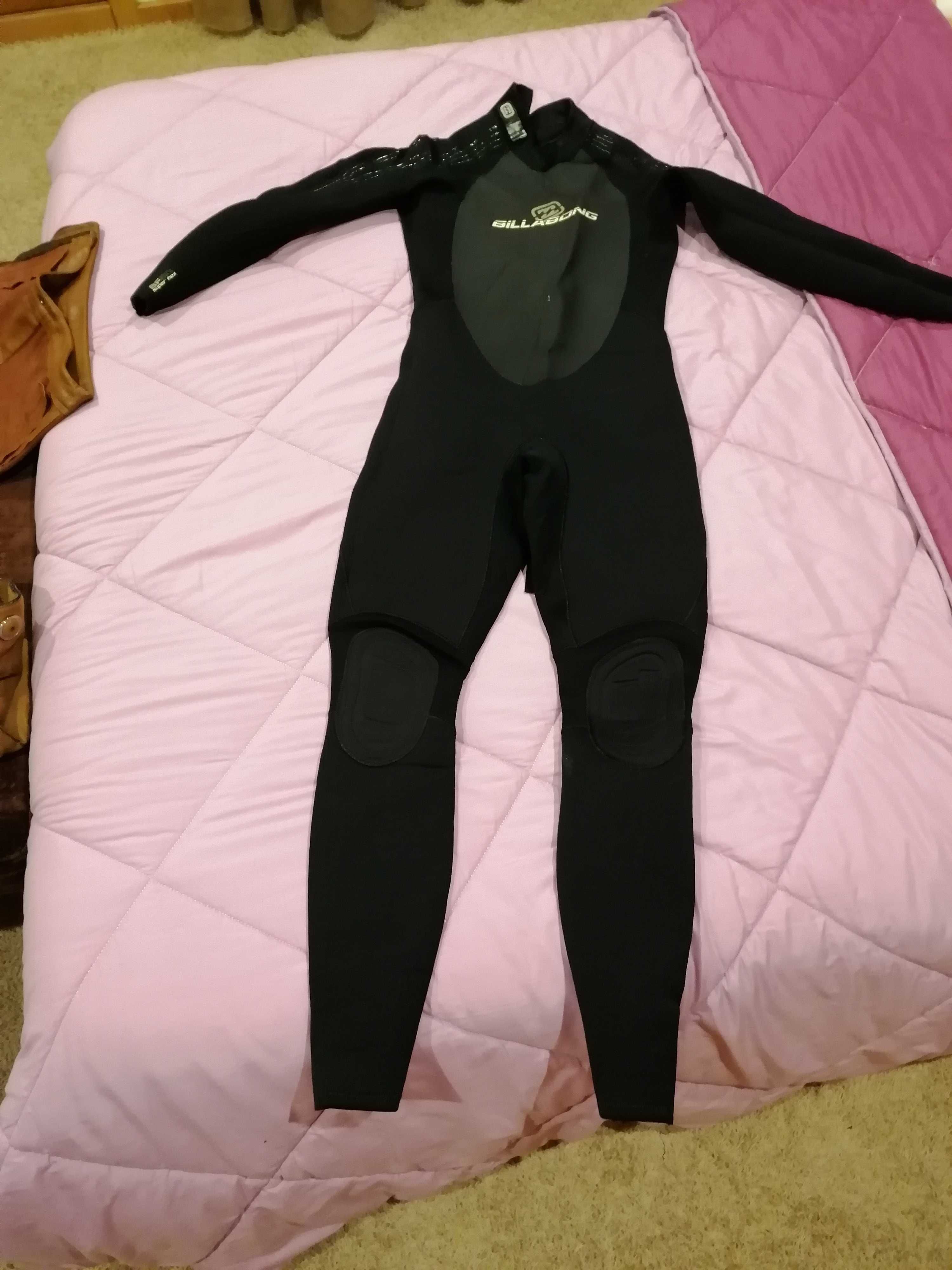 Prancha bodyboard LAZER, saco 
LBOLT, fato bilabong,botins