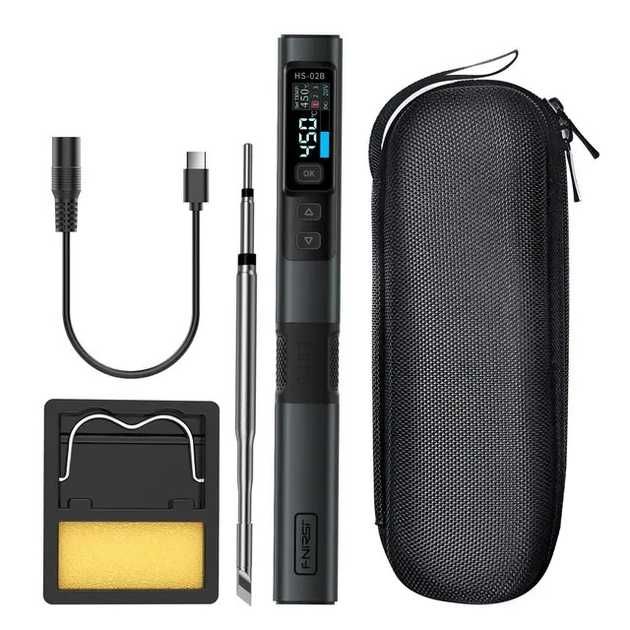 Умный программируемый паяльник Fnirsi HS-02A/B Silver/Black Новые!