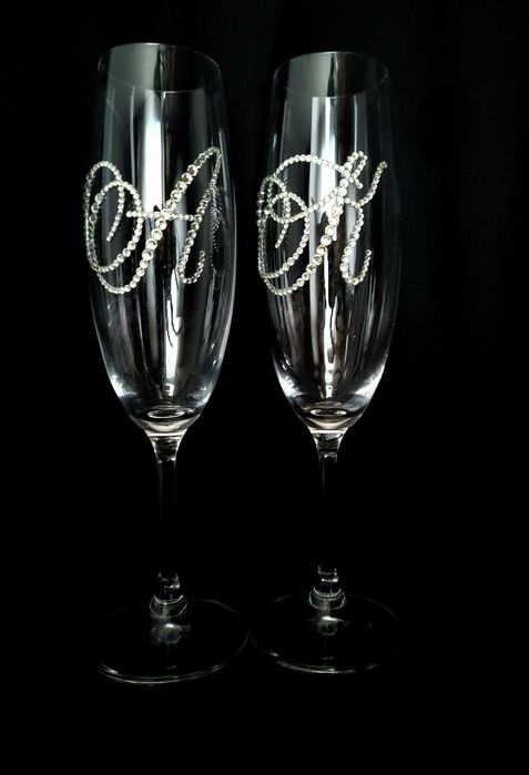 Весільні келихи (свадебные бокали)