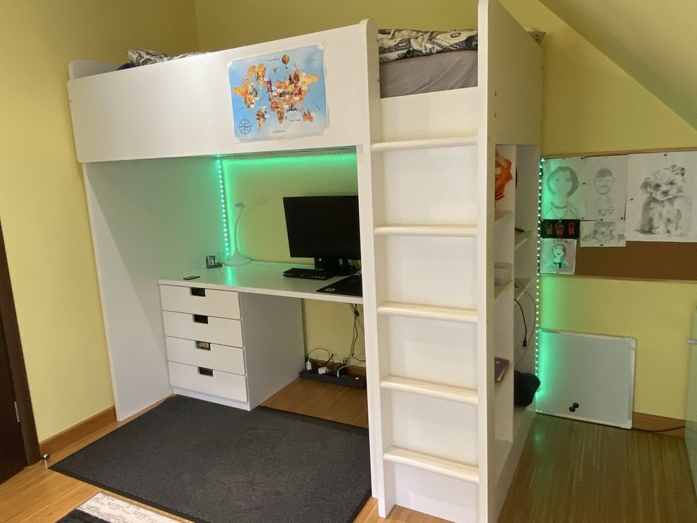Lóżko piętrowe IKEA SMÅSTAD