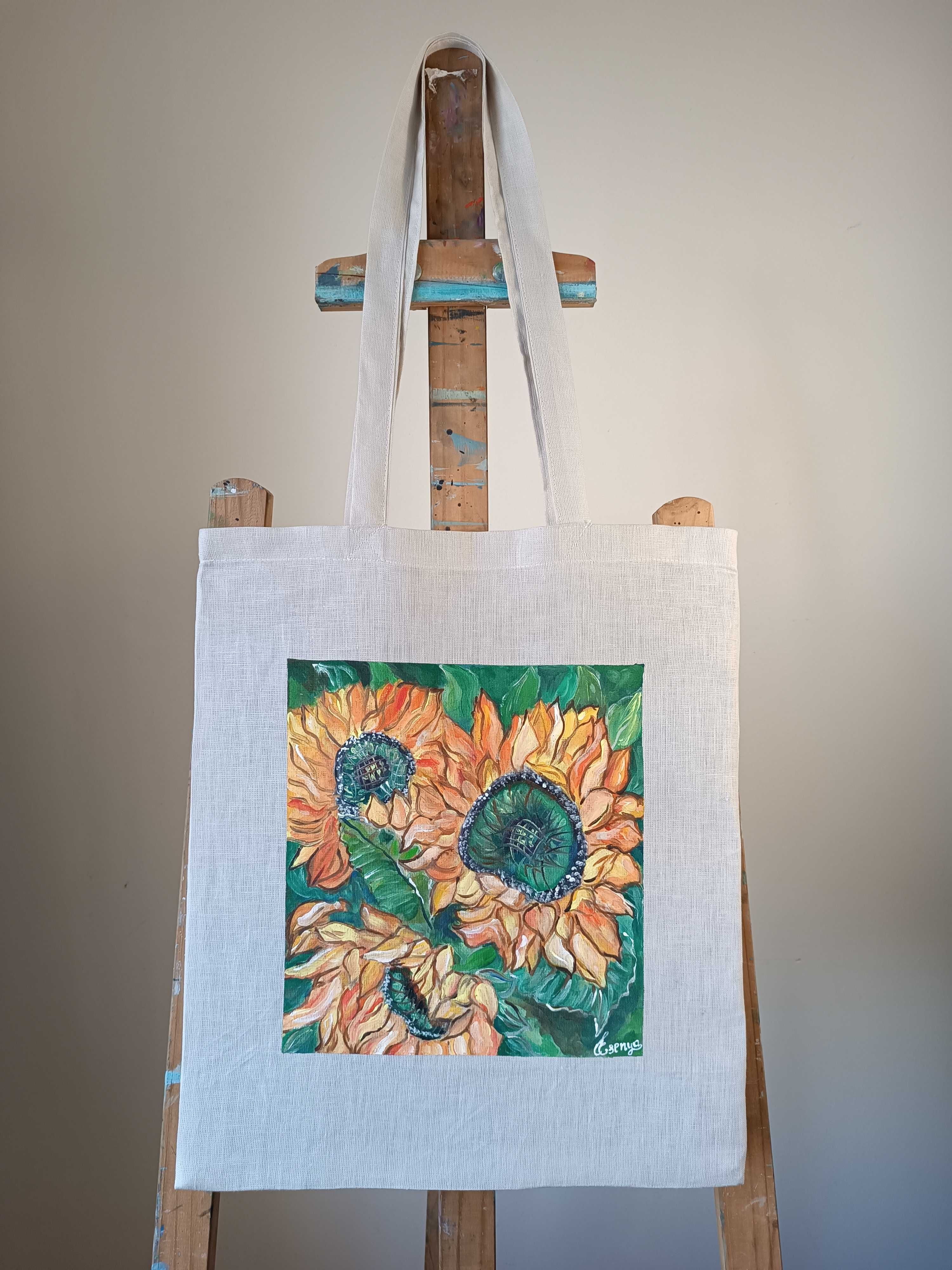 Tote Bag Pintado à mão