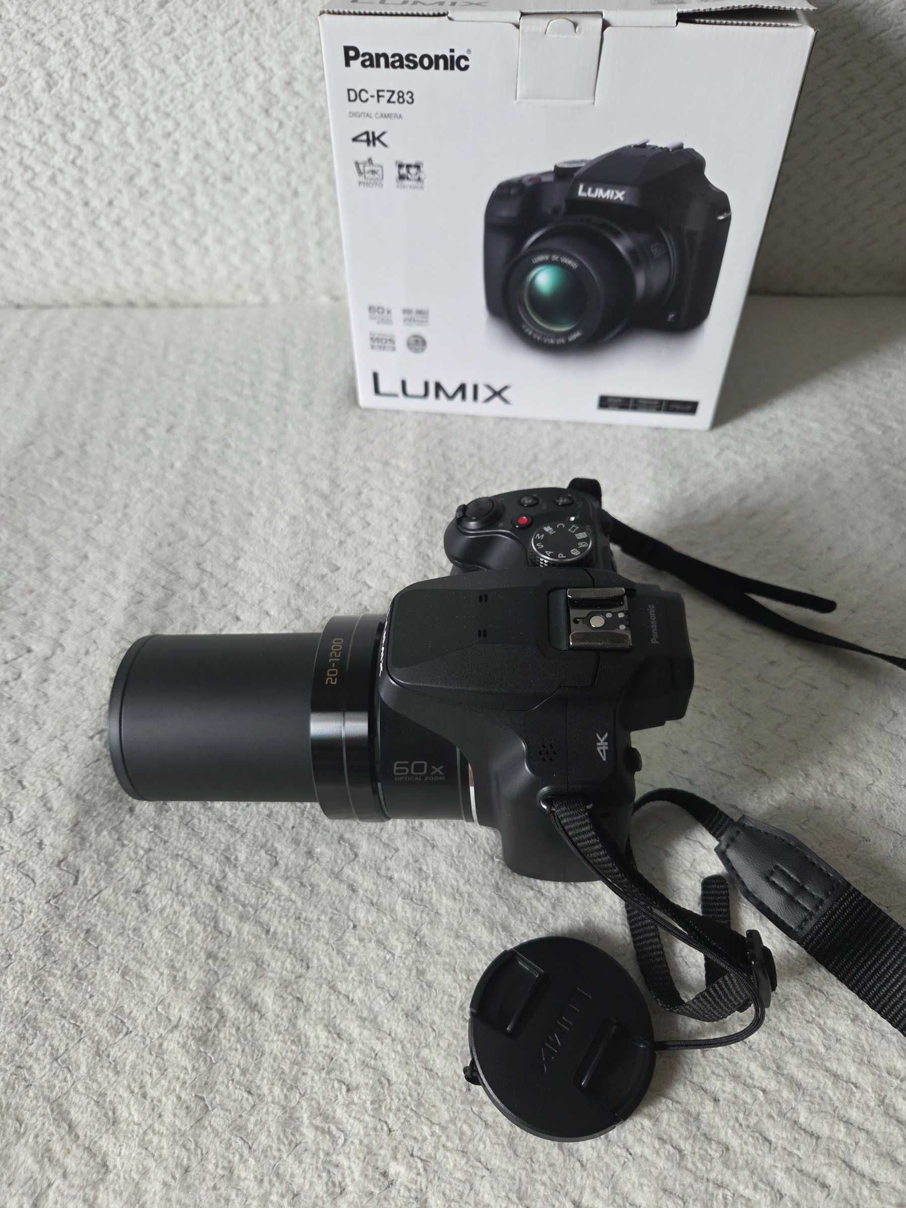 Aparat Panasonic Lumix FZ83, 18,1 mp, 4K, Karta 32GB+ Torba+ Hdmi