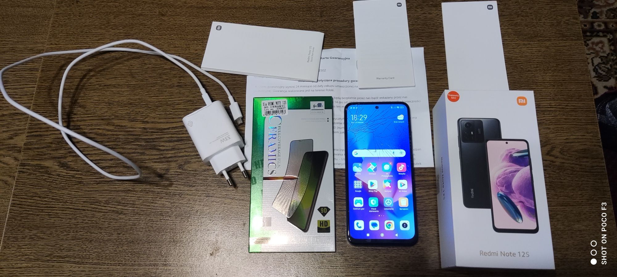 Xiaomi Redmi Note 12S, 8GB/256GB uszkodzony