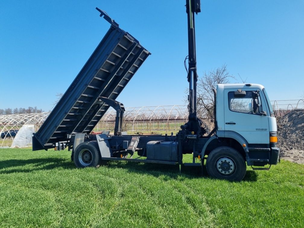 Atego 1823 Wywrotka HDS HIAB102-2 Ważne OC UDT do 30.01.2026