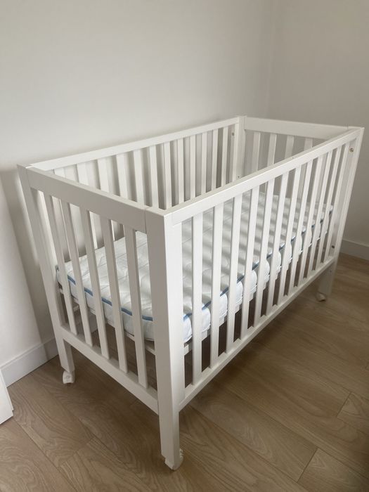 Łóżeczko brzoza Troll loft 120x60używane miesiąc-cena katalogowa 900zl