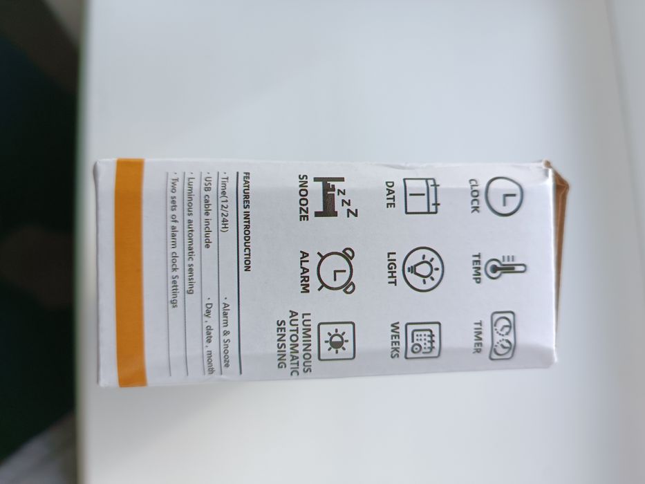 Електронний годинник-будильник JT-2027 з термометром