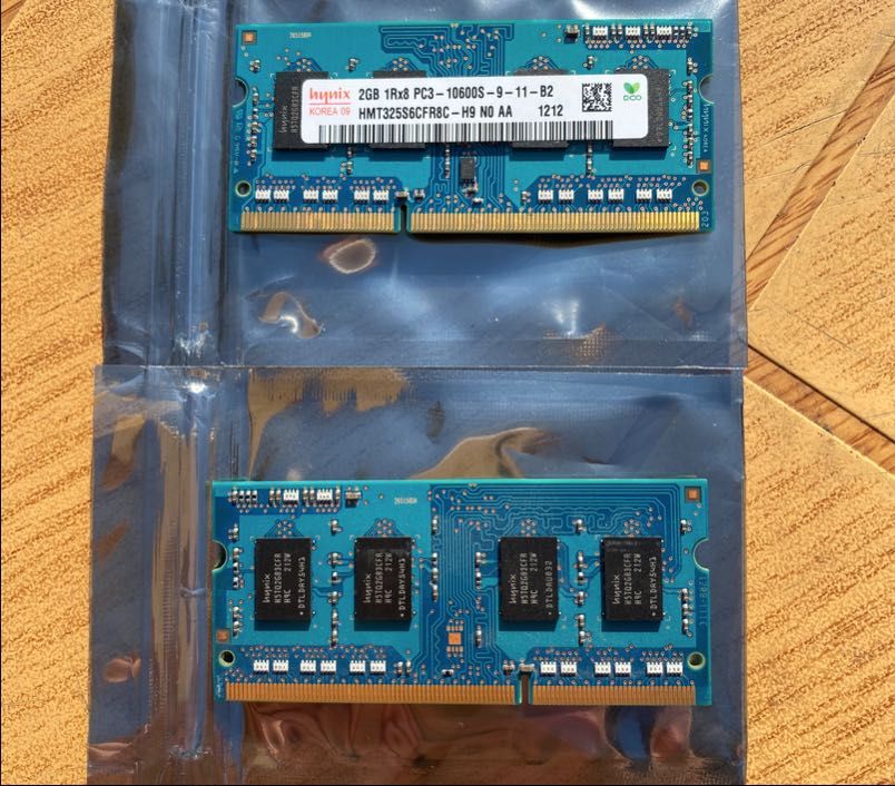 Оперативная память Нynix 2gb 1rx8 pc3-10600s-9-11-b2 для ноутбука