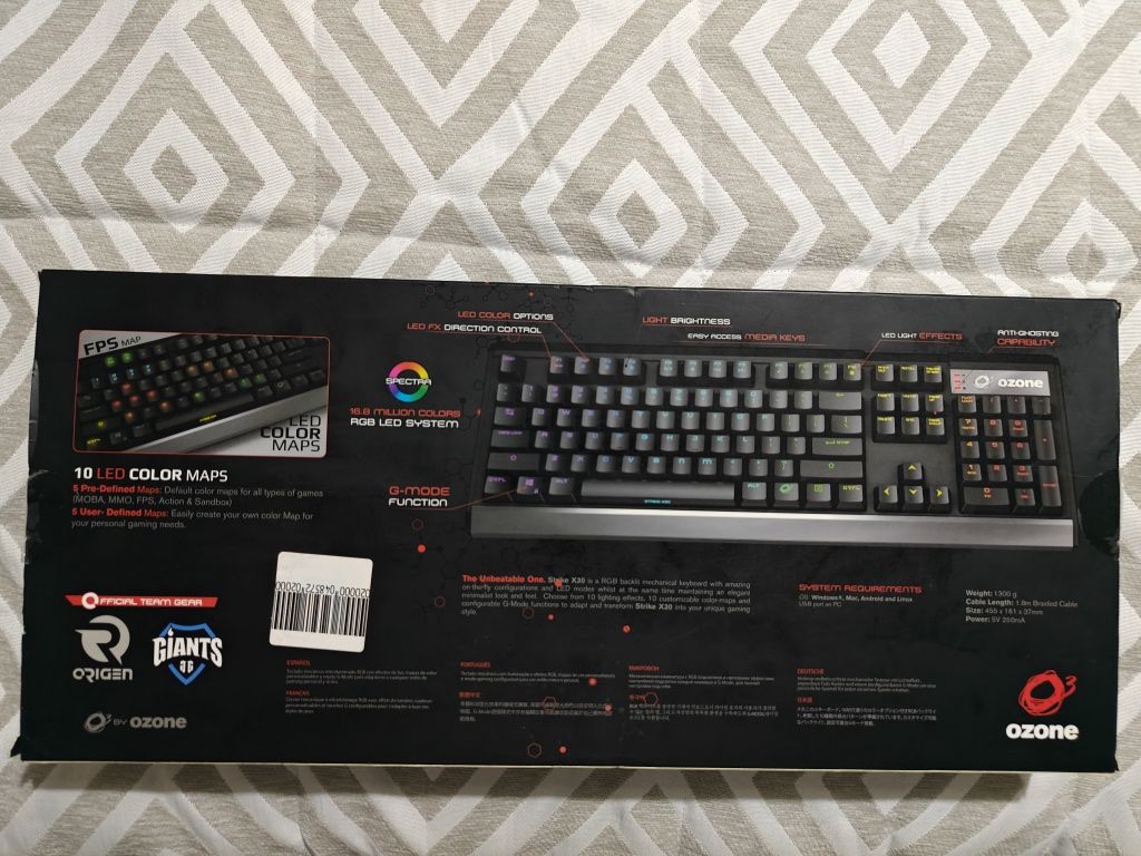 Teclado Mecânico ozone strike x30