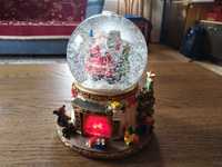 Śnieżna kula z Mikołajem świąteczna pozytywka LED