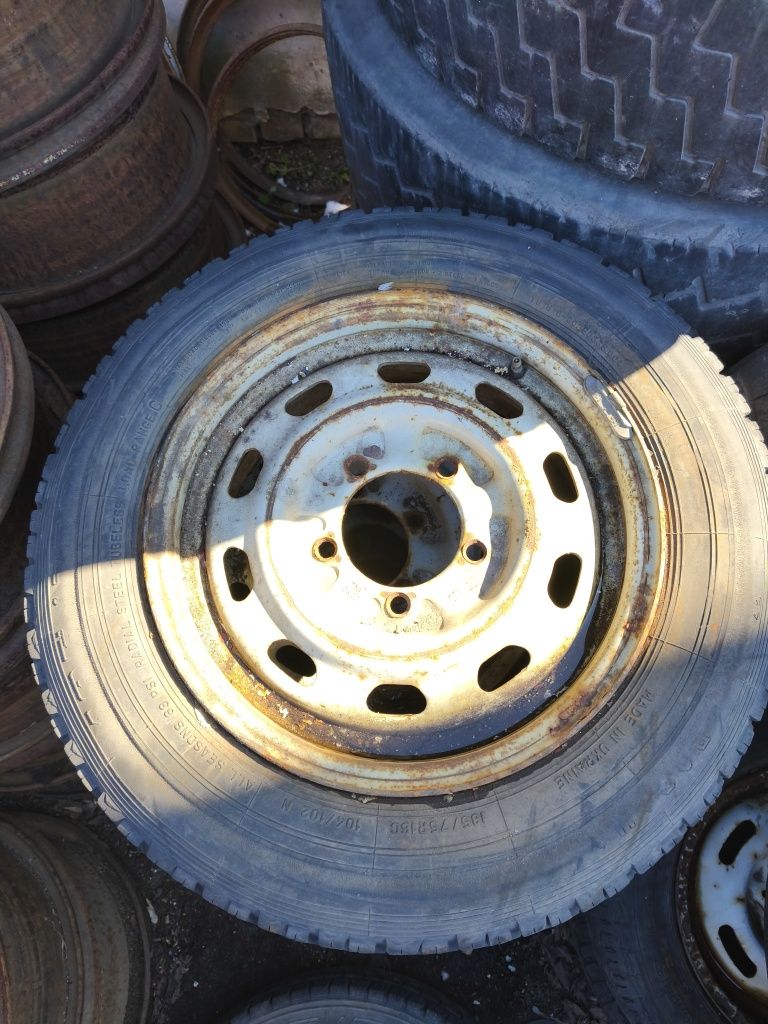 Шина диск колесо Газель Соболь Рута УАЗ 185/75 R16C в гарному стані