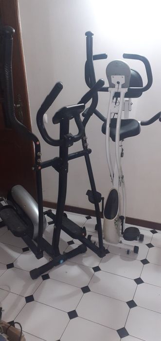 Bicicleta estatica e elíptica