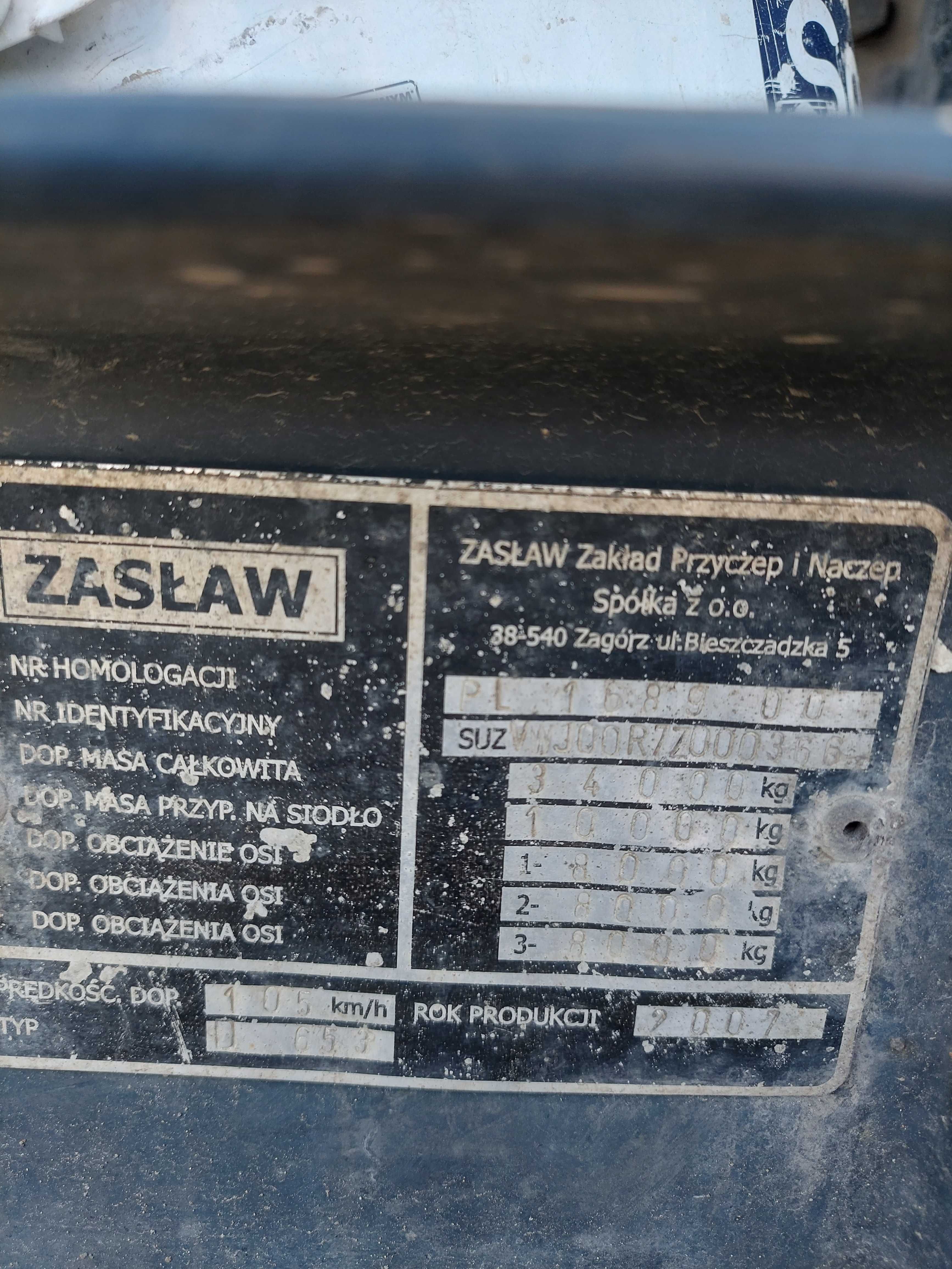 Naczepa Wywrotka Zasław 31m3