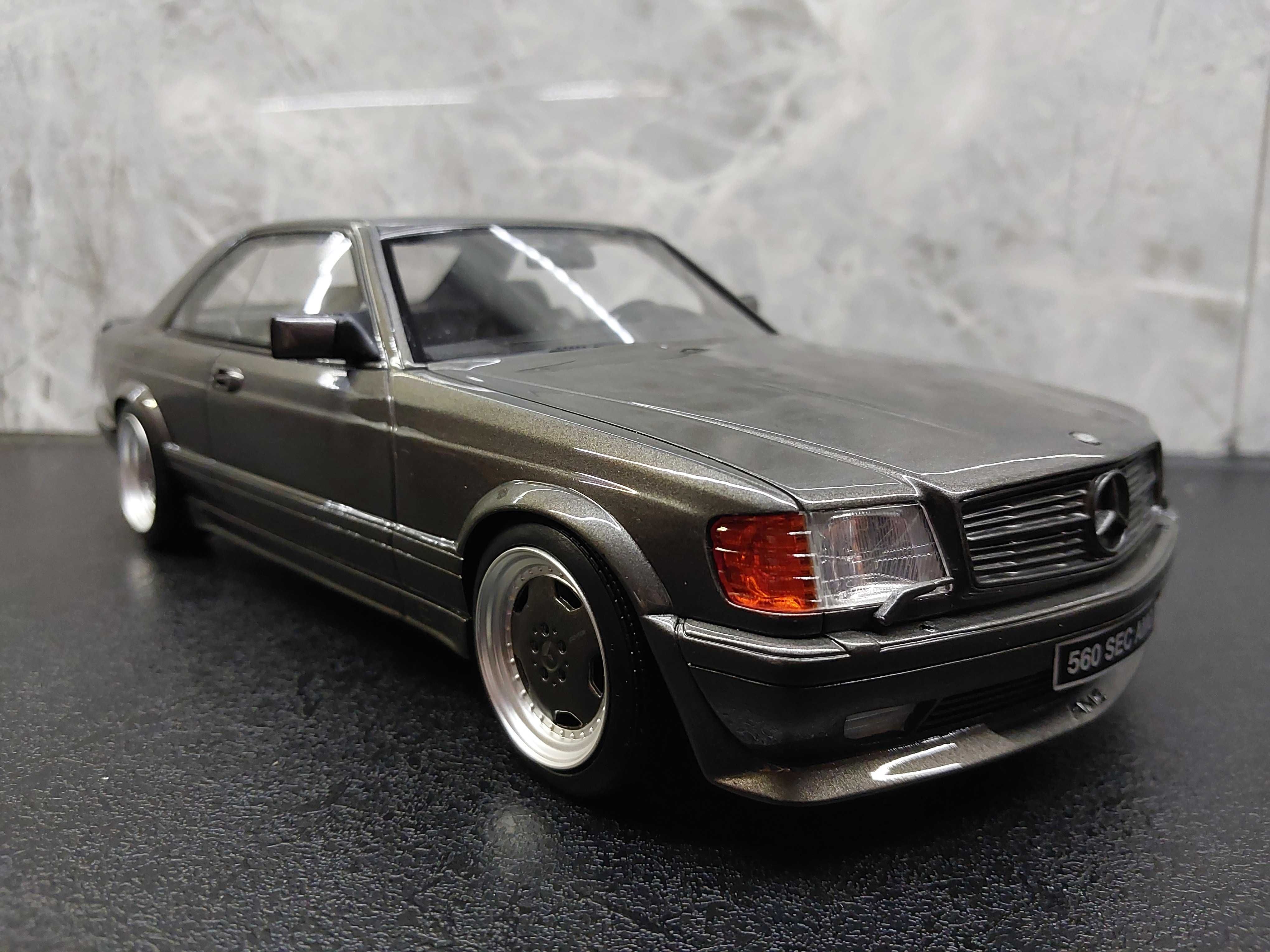 Mercedes 1:18 560 SEC AMG C126 OTTO models