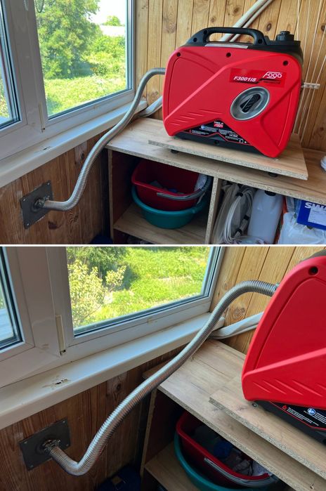 Генератор Fogo F3001iS 2,5 кВт інверторний+вихлоп+стіл