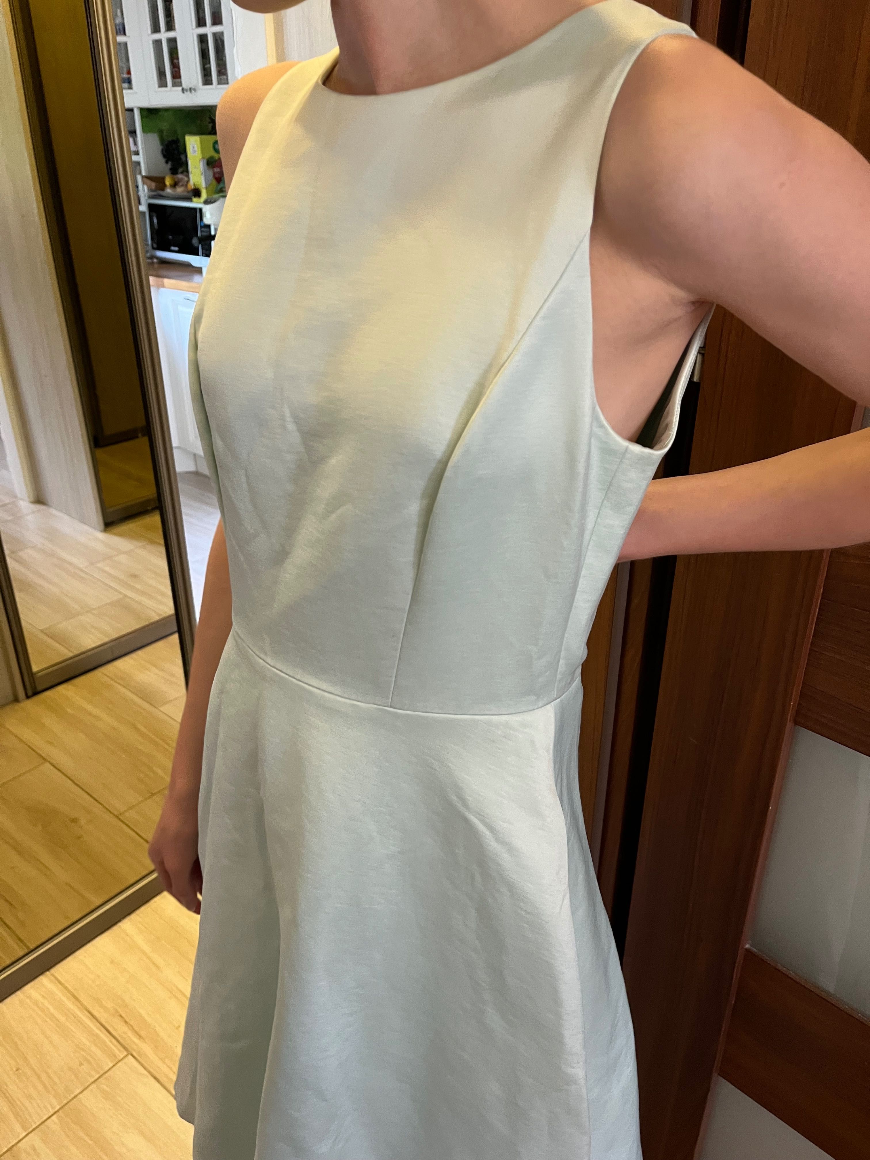 suknia wieczorowa koktajlowa Ted Baker rozmiar M  podszewka seledyn