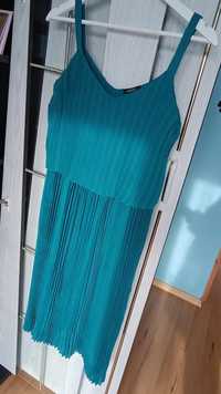 NowA Sukienka plisowana Esmara 42 kolor morski