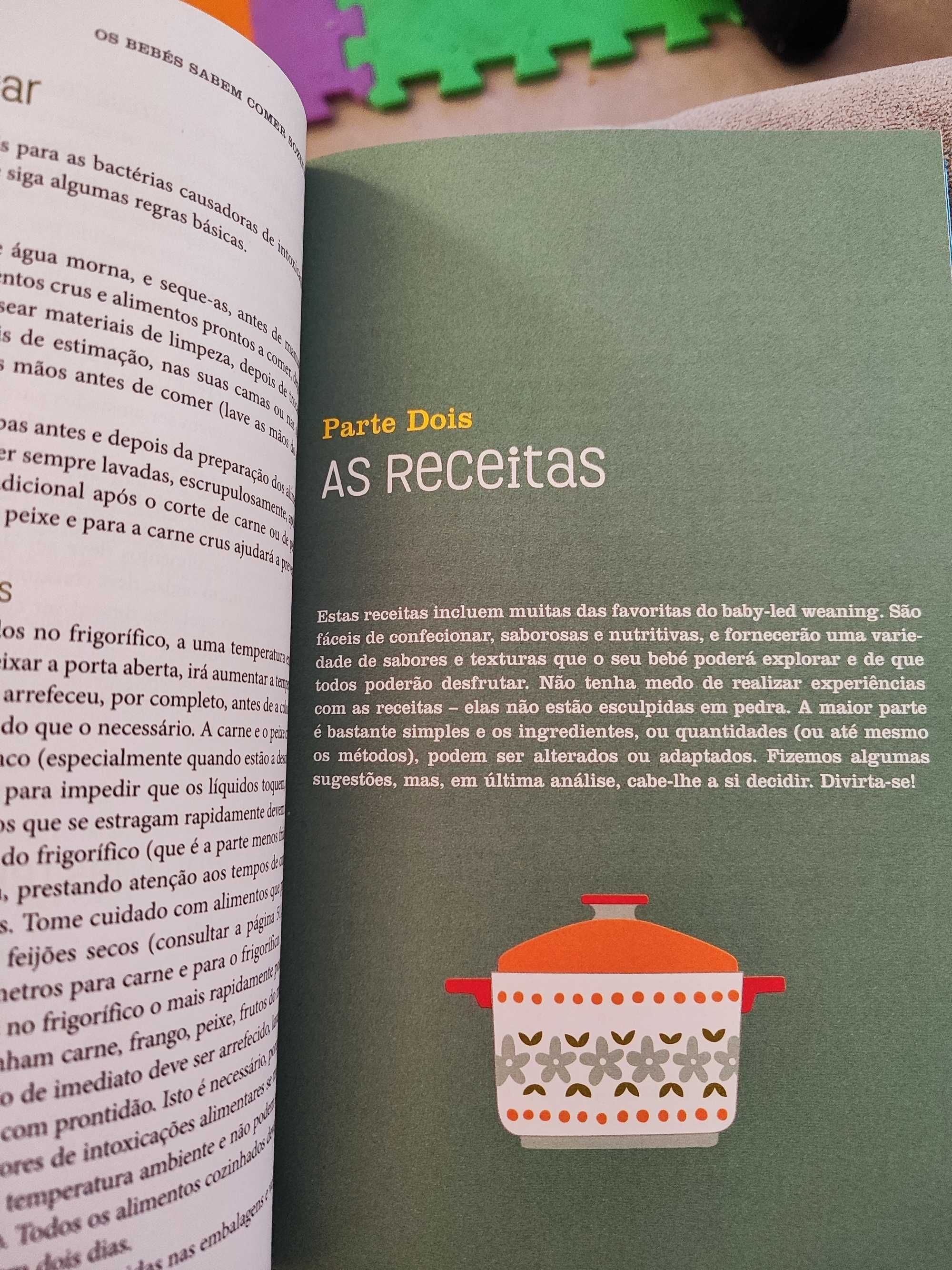 Livro - os bebés  sabem comer sozinhos