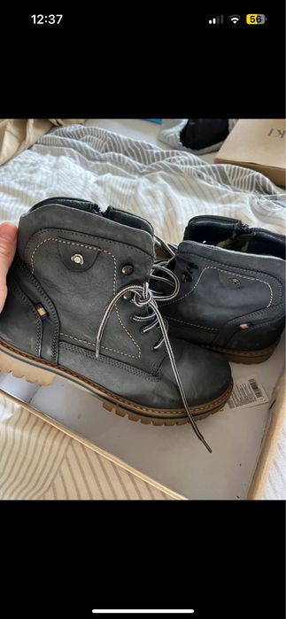 buty kozaki zimowe botki dla chłopca rozmiar 38 ocieplane lasocki ccc