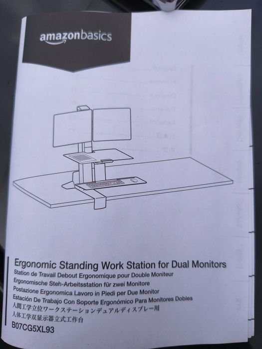 Stacja dla dwóch monitorów