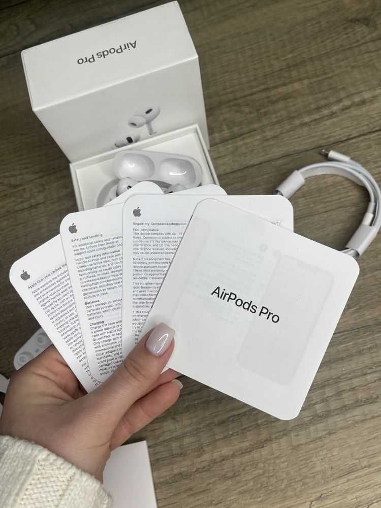 Airpods pro 2 LUX, навушники, Еірподс, Еірподси, прошки, про, Apple