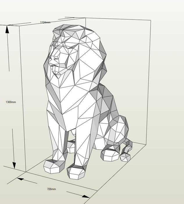 Обменяю схему для создания льва из металла.