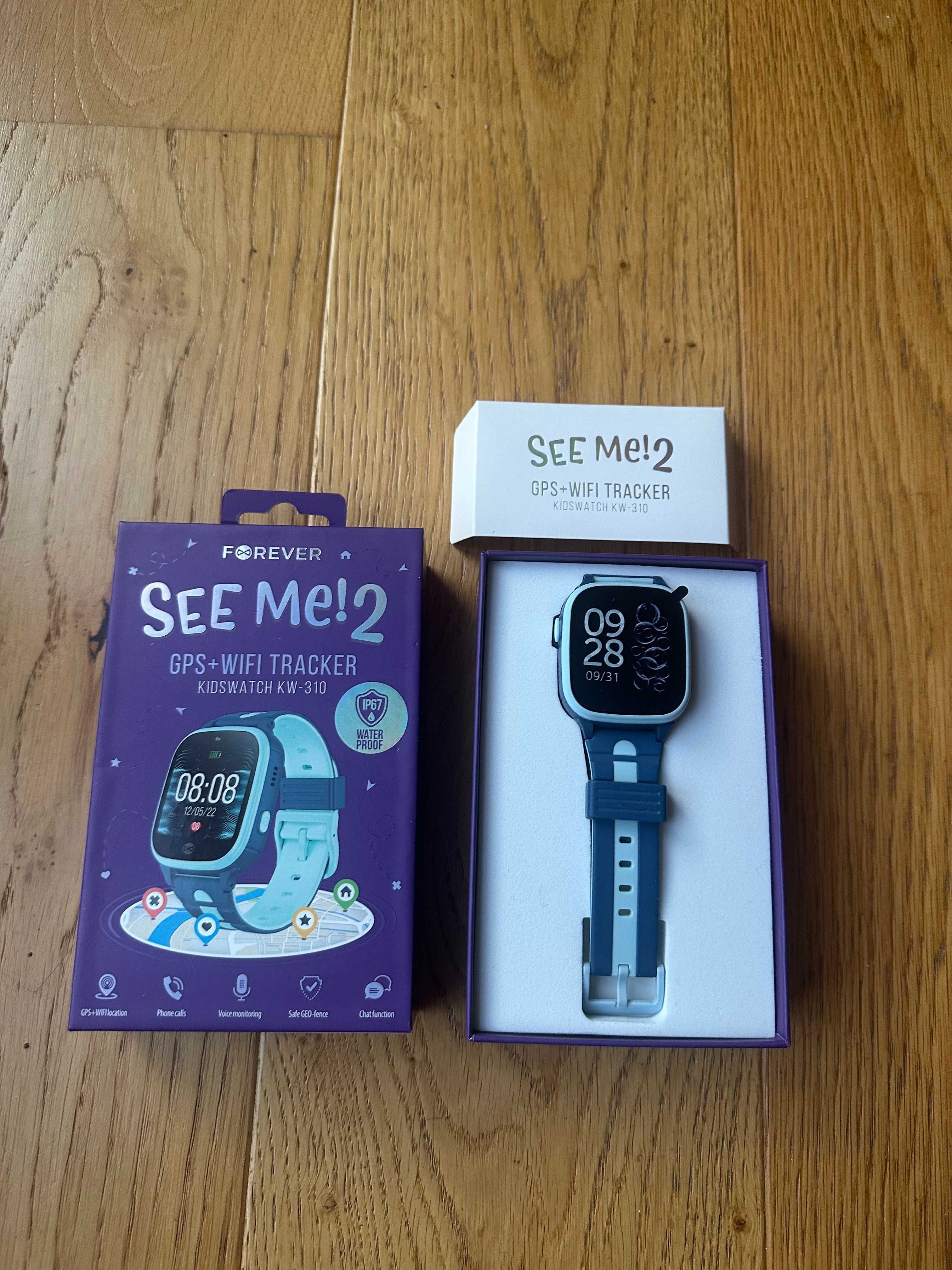 zegarek Smartwatch FOREVER See Me 2 KW-310 Niebieski