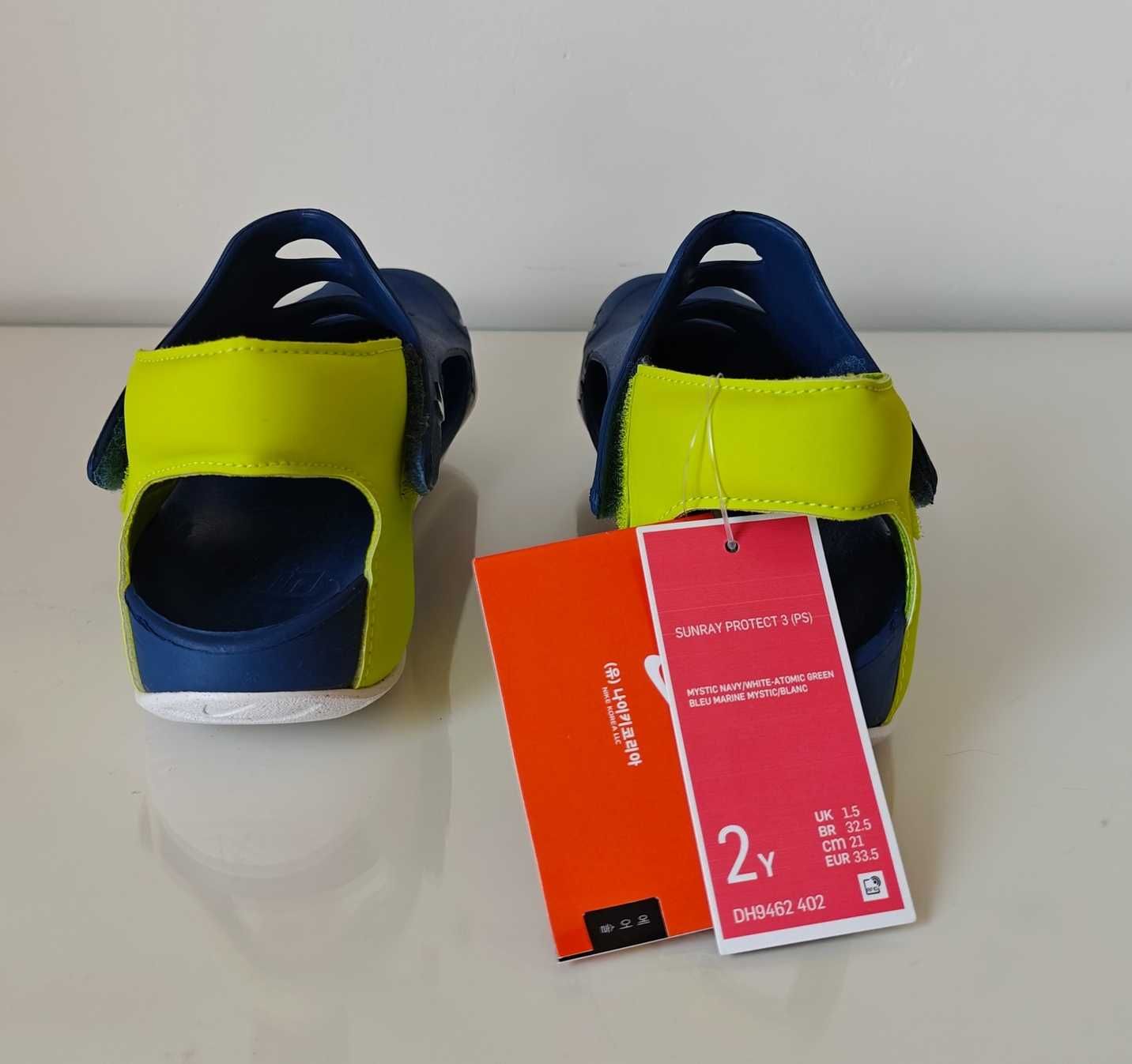 Sandały NIKE SUNRAY PROTECT 3 (PS) r. 33.5 (21 cm) NOWE!!!